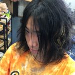 前髪ストレート　ブリーチメッシュ　ファシナトゥール